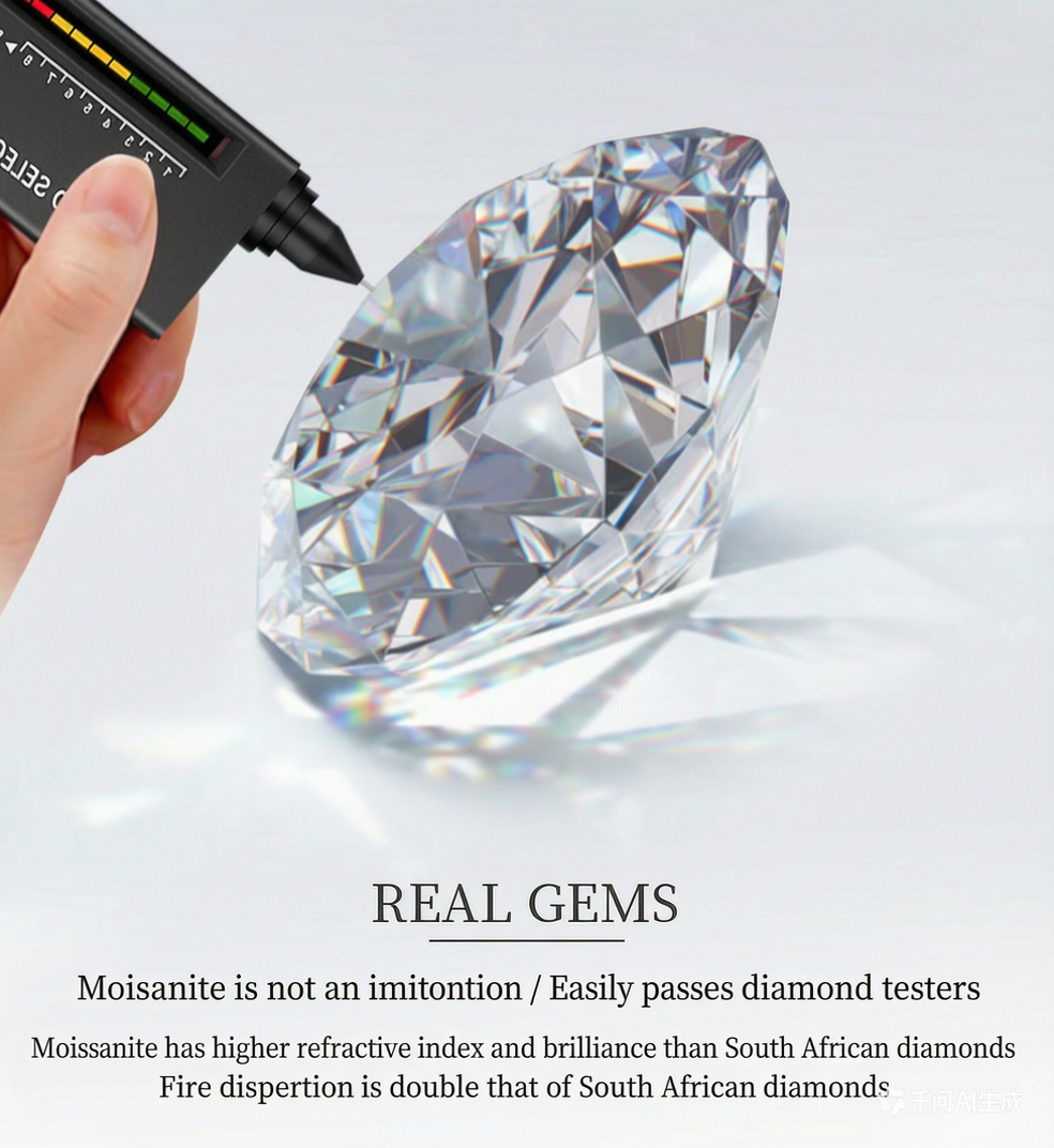 Minimalist Rhombus Moissanite Pendant【2ct 6*12mm】  S925 Sterling Silver