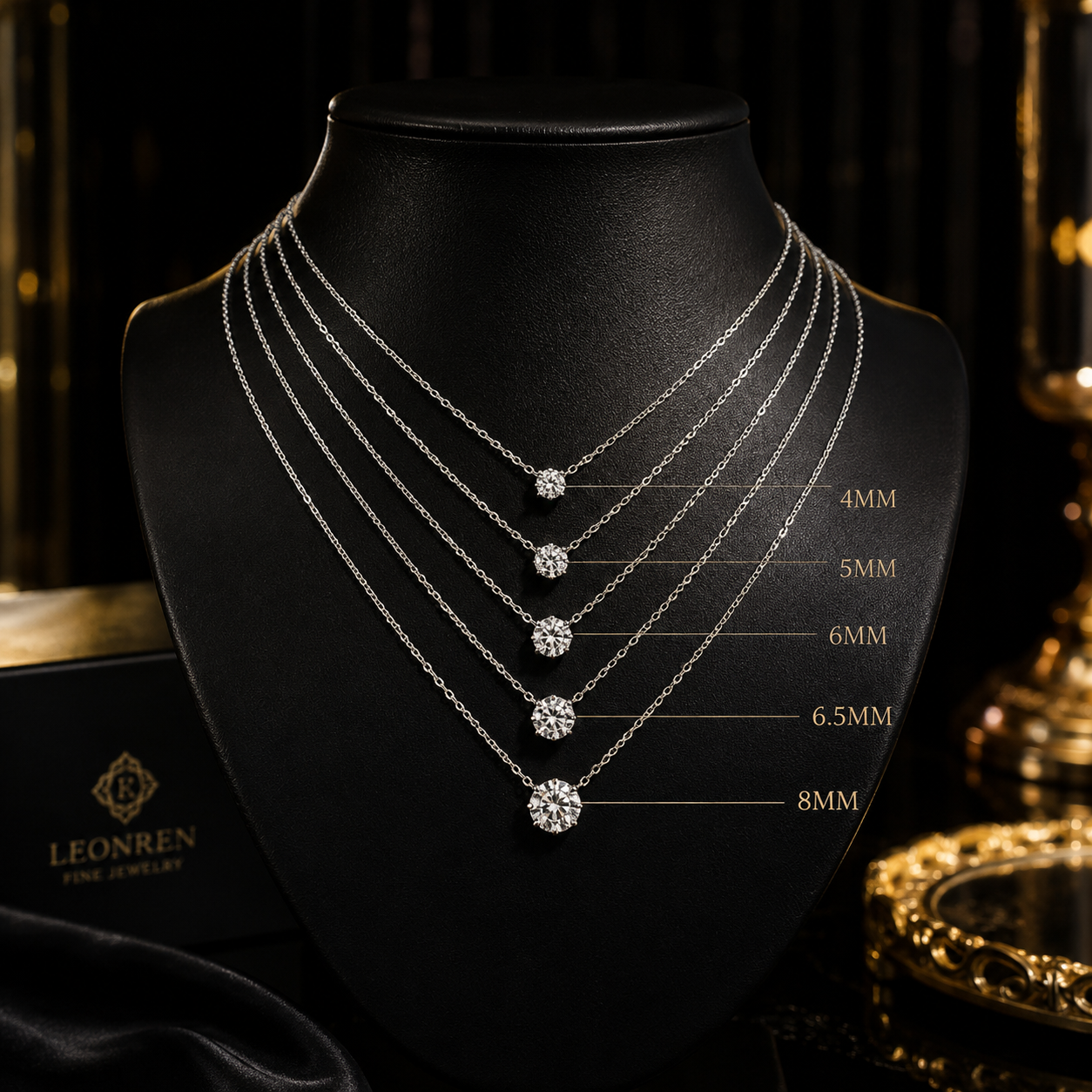 Moissanite Lucky Single Star S925 Silver Necklace